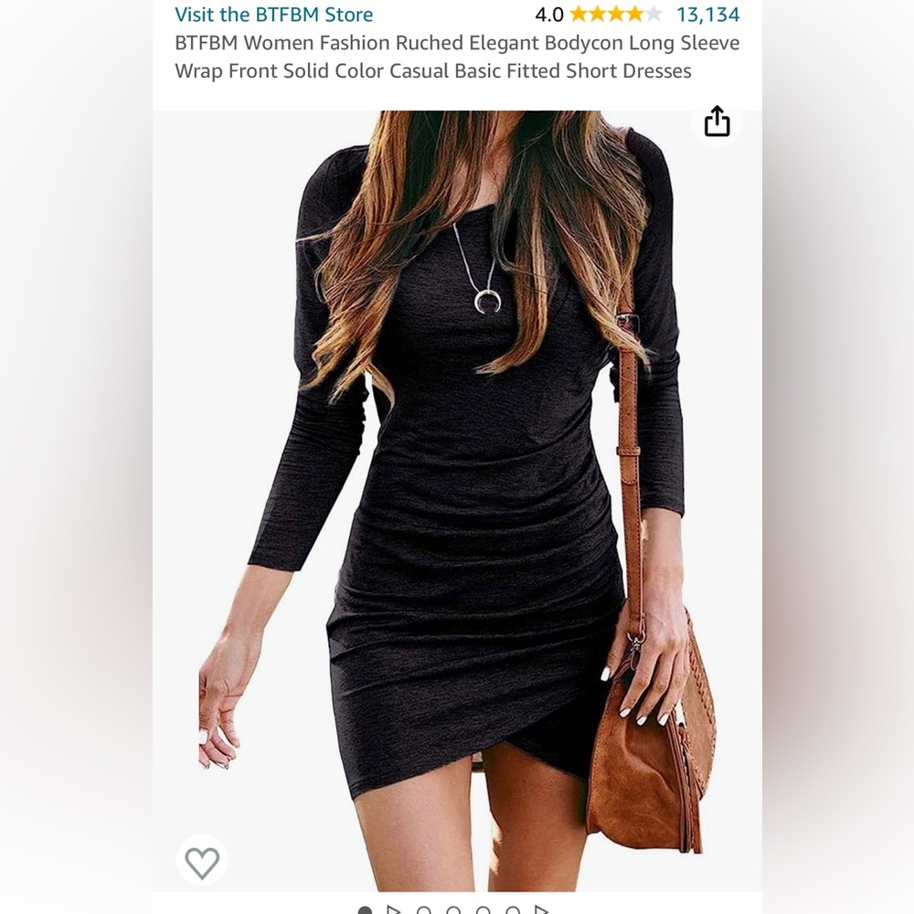 Black long sleeve t shirt dress